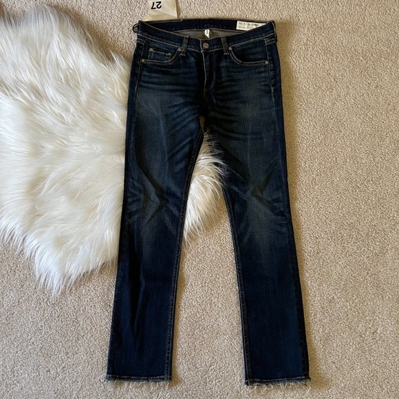 NWT rag & bone New York Frayd Doheny Crop Jeans 27 - Picture 9 of 10
